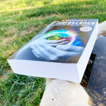 SIGNED Fluorescence: The Complete Tetralogy Omnibus 6" X 9" PAPERBACK [Contains BOOKS 1-4] 812 pages  *Ships in 2-3 business days*
