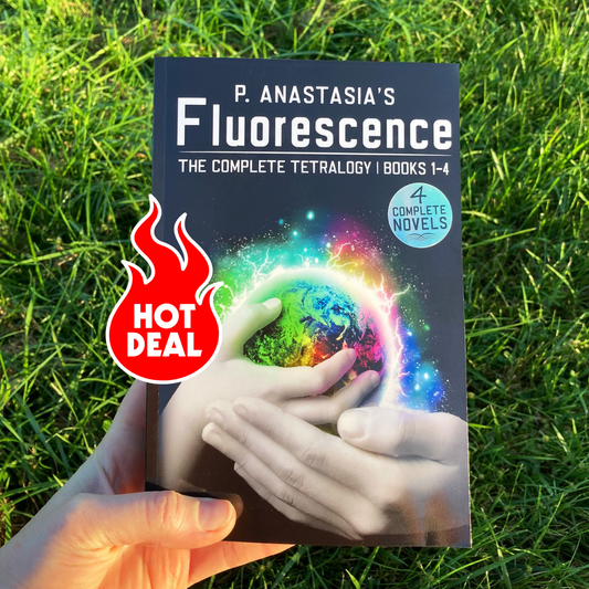 SIGNED Fluorescence: The Complete Tetralogy Omnibus 6" X 9" PAPERBACK [Contains BOOKS 1-4] 810 pages  *Ships in 2-3 business days*