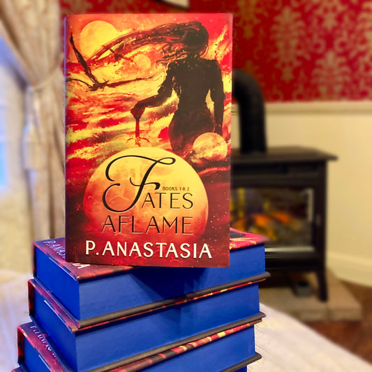 SIGNED Fates Aflame Collector's Edition 6" X 9" Hardcover + Dust jacket [Contains Fates Aflame, Fates Awoken, Fates Aligned]