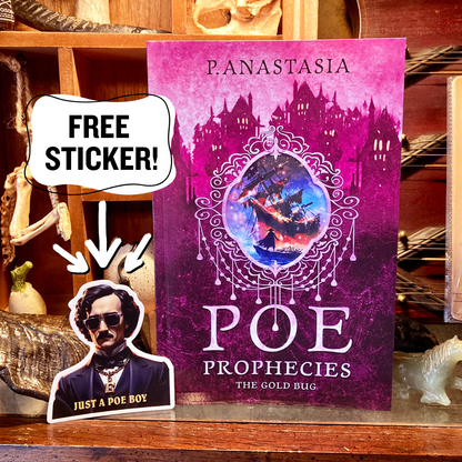 SIGNED PAPERBACK POE Prophecies: The Gold Bug (Book 6) PRE-ORDER (FREE STICKER!)