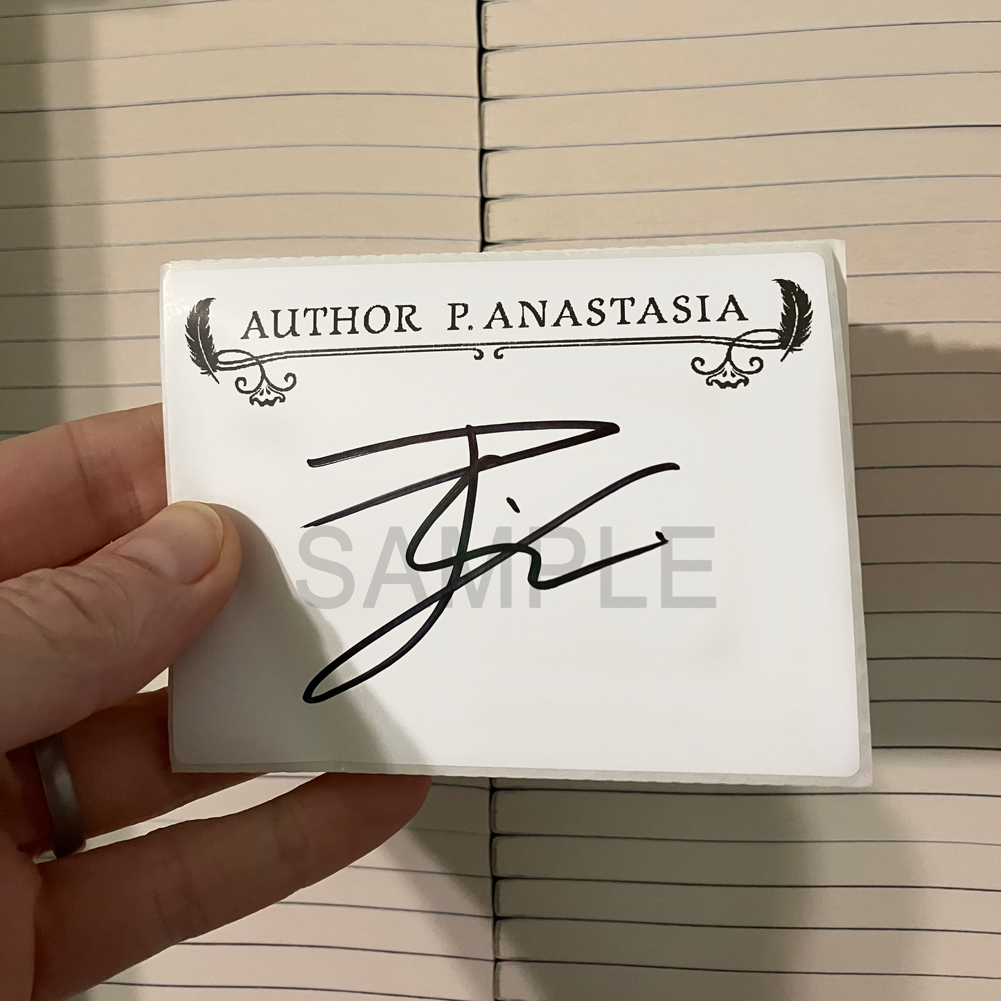 AUTOGRAPHED  BOOKPLATES (FREE SHIPPING)